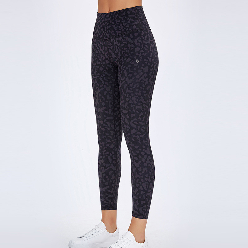 Leopard Black Leggings